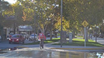 Los repartidores de Pedidos Ya son cada vez más y hay vecinos que se quejan de su compartimiento. Foto: Estefania Petrella.
