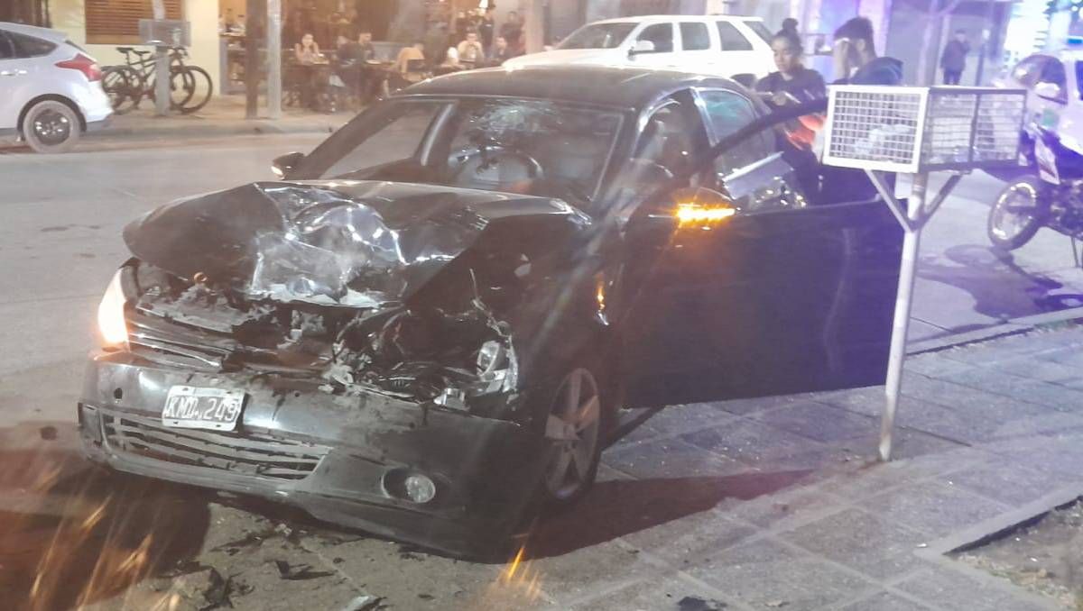 El herido en el violento choque en el centro era un peatón 