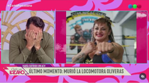 Hernán Drago se quebró al enterarse de la muerte de Alejandra Locomotora Oliveras.