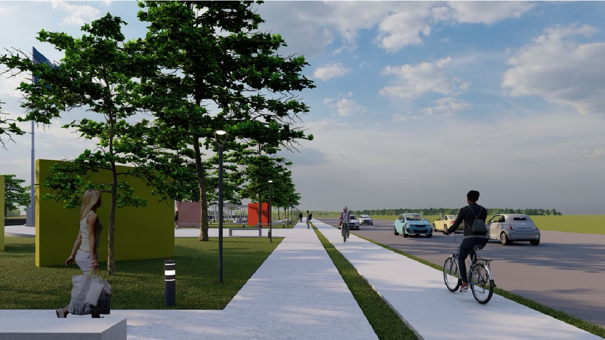 El proyecto contempla la creación de un Parque Central y Recreativo.&nbsp;
