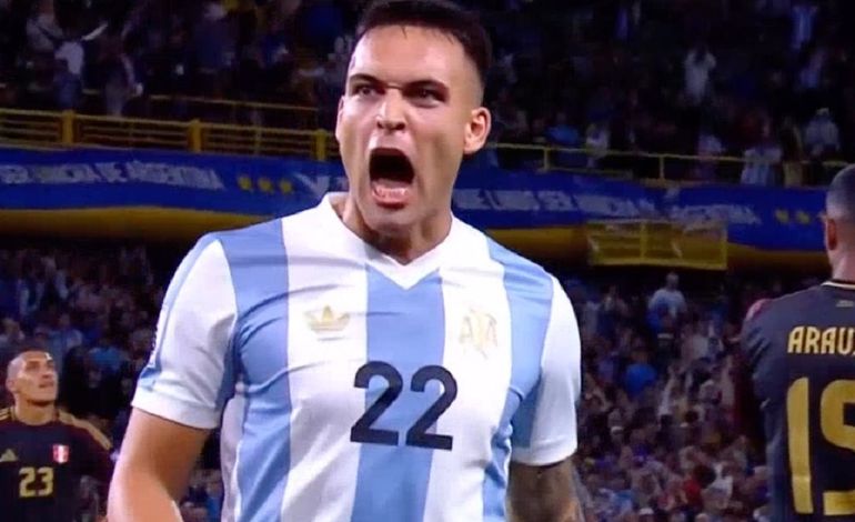 Argentina sacudió la noche con un golazo de Lautaro Martínez y le ganó a Perú