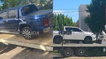 secuestran camionetas y un arsenal de armas con municiones en allanamientos por amenazas