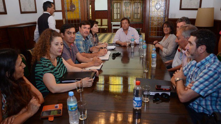 Gobierno recibió a la nueva conducción de Unter