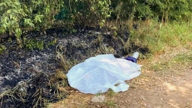 Quién era el hombre hallado muerto y quemado en la región