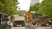 Aguas Rionegrinas inició la obra este domingo y los trabajos se extenderán hasta el miércoles.