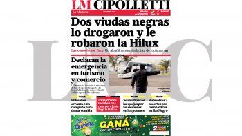 la edicion impresa de lm cipolletti de hoy