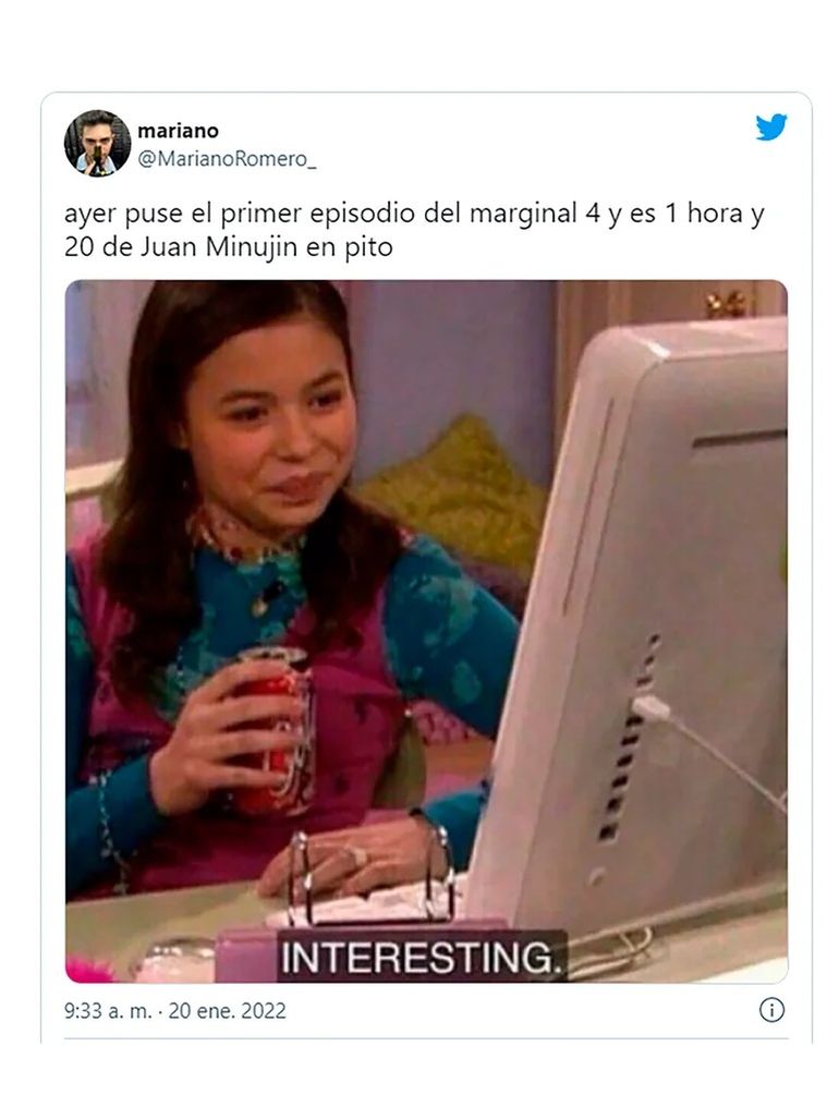 Las redes estallaron con los desnudos de Minujín y Furtado en El Marginal