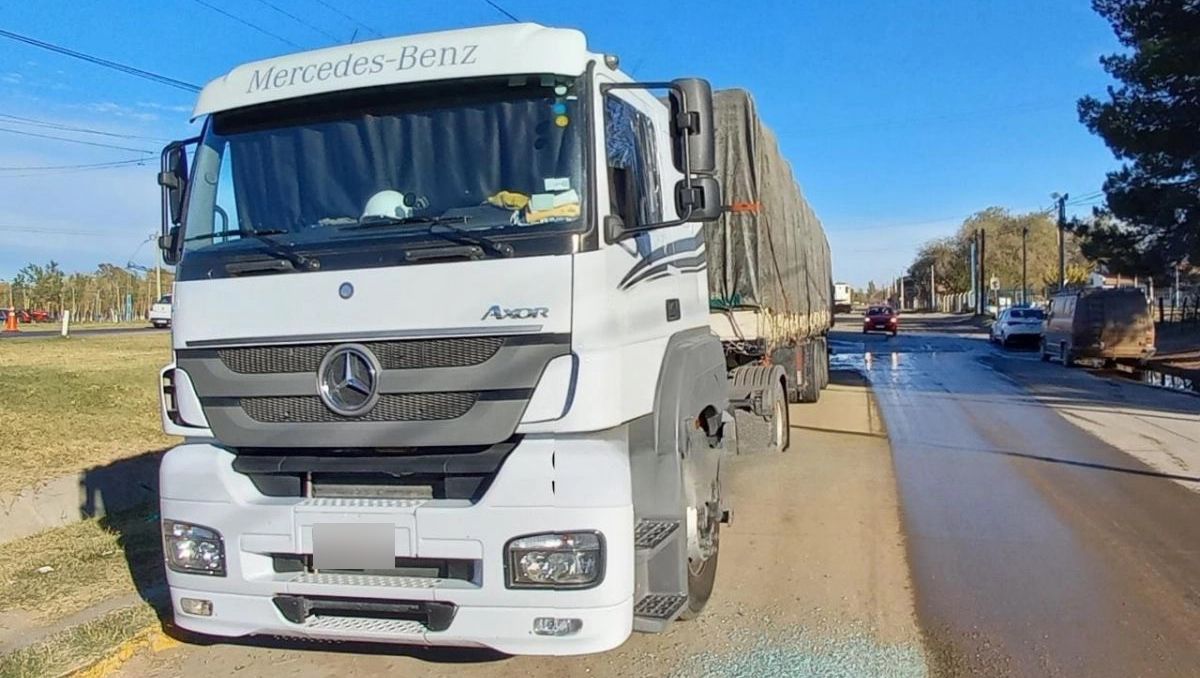 Manejaba un camión por Ruta 22 en estado de ebriedad
