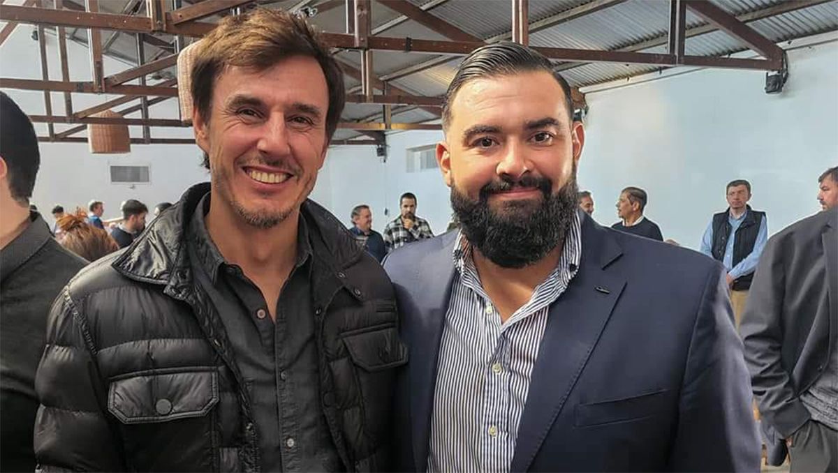 Roberto García Moritán hace campaña en Río Negro
