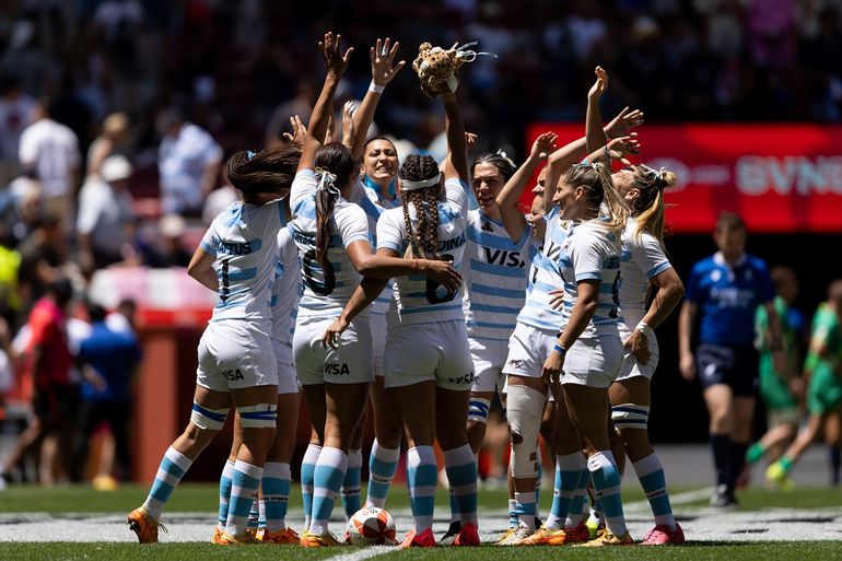 Rugby: la selección femenina de seven estuvo cerca del golpe con las jugadoras de Marabunta