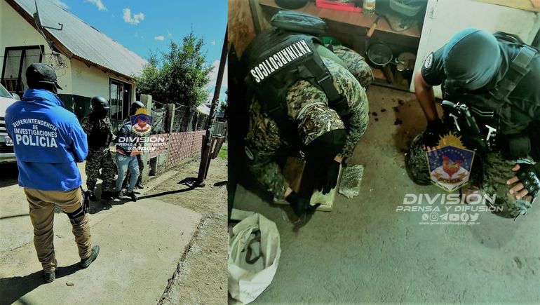 Desbarataron un kiosco narco y secuestraron $2,6 millones en droga