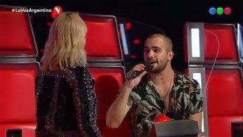 un participante de la voz argentina le canto a capella y conquisto a lali