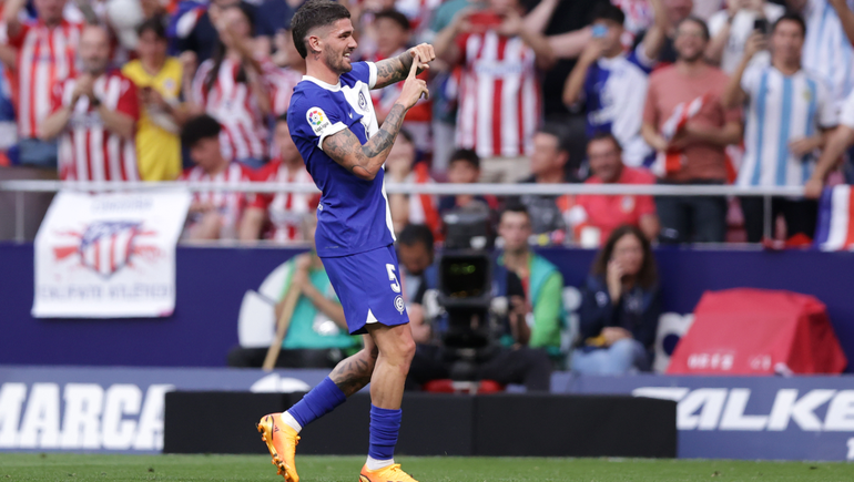 De Paul volvió a meter un gol después de seis meses y se lo dedicó a Tini