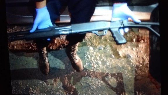 Pareja violó la cuarentena armada con una escopeta 