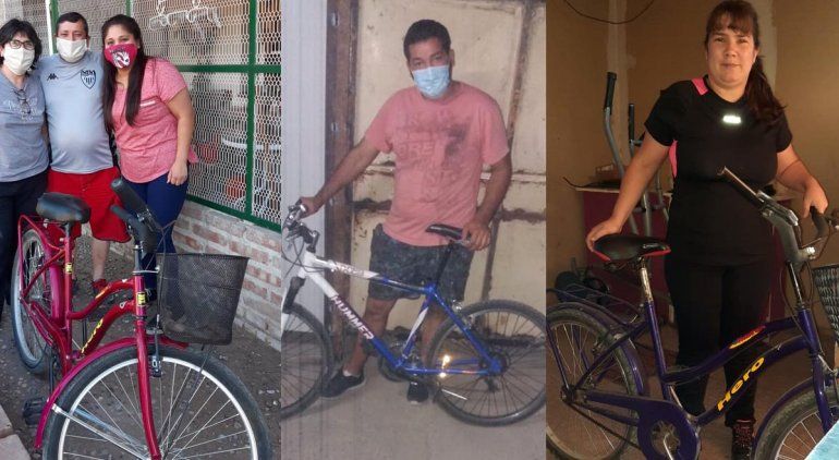 Le robaron la bicicleta a trabajadora del hospital y le regalaron tres