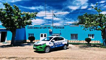 La víctima radicó la denuncia en la subcomisaría de Mainqué.