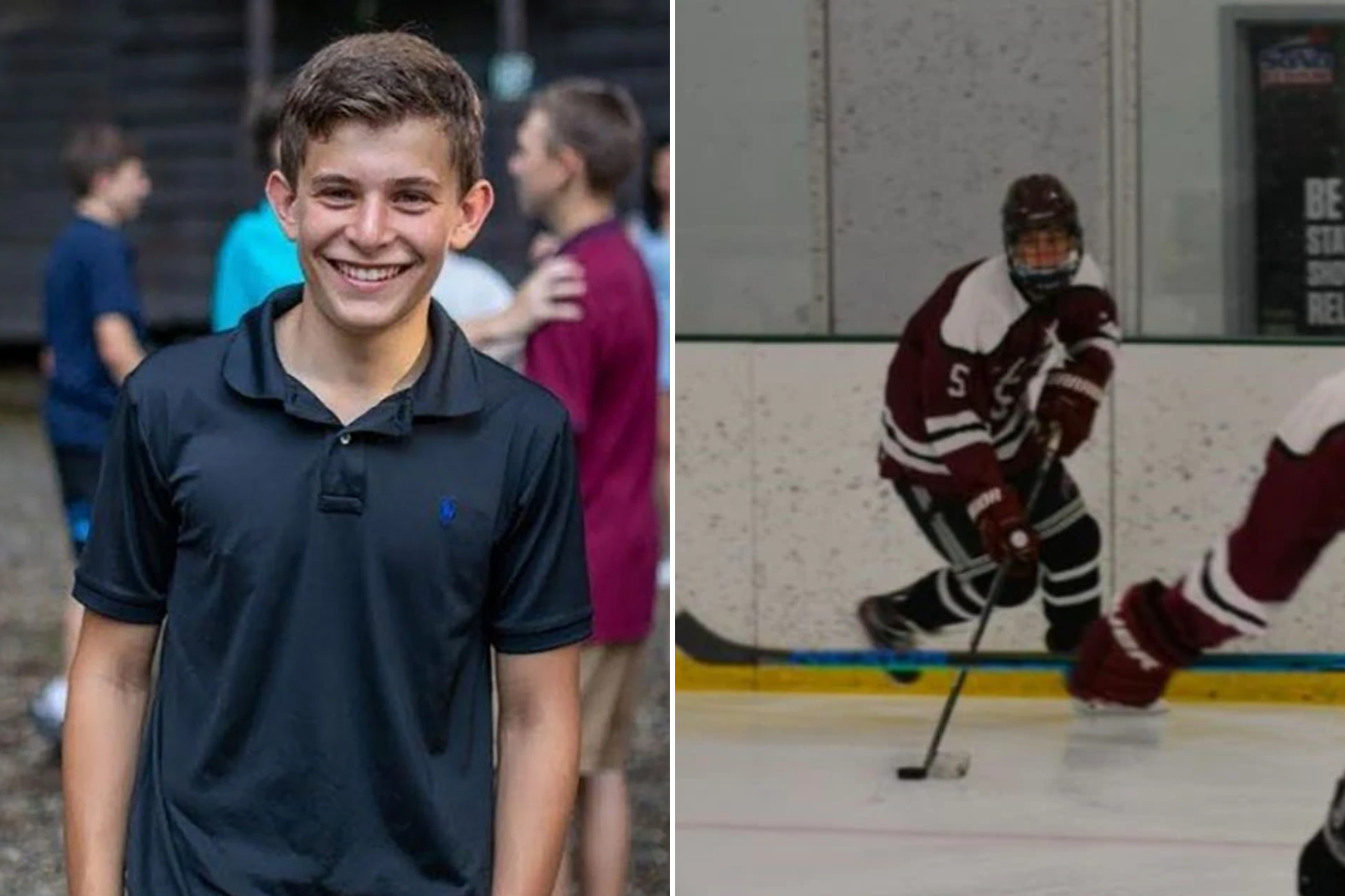 Jugador de hockey murió al ser degollado por la hoja de un patín
