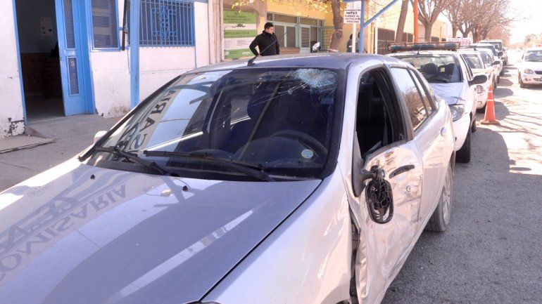 El Renault Symbol que protagonizó el choque quedó secuestrado en la Comisaría 32