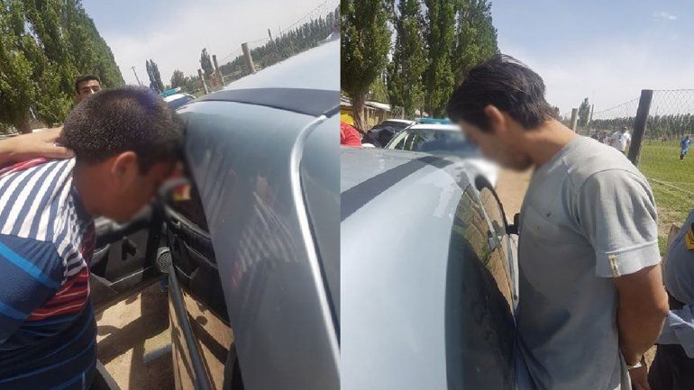 Persecución furiosa: jugadores atraparon a dos robaruedas en las canchas Don Pedro 