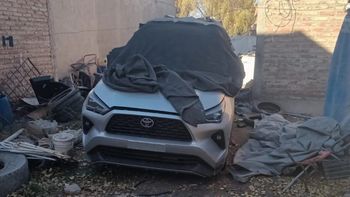 El vehículo fue encontrado rápidamente gracias al GPS. Foto: Gentileza.