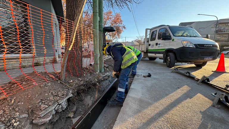 En Cipolletti se visualizan obras por sectores céntricos en busca de mejorar la transitabilidad. 