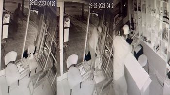video: pateo el vidrio y robo en una veterinaria de cipolletti