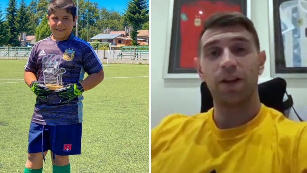 El neuquino que deslumbró a Dibu: regalo especial