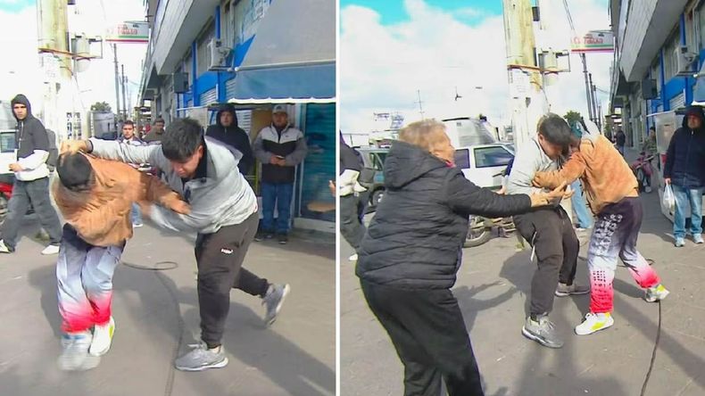 Empleados y víctimas de la clínica clandestina se agarraron a las piñas. | LMCipolletti.com Empleados y víctimas de la clínica clandestina se agarraron a las piñas.