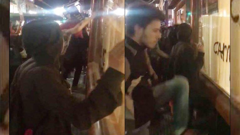 Escrache vegano en Buenos Aires contra una parrilla y una pizzería