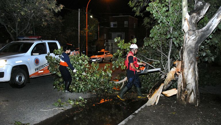 A fines de enero pasado, se registró un inusual evento climático. El fenómeno fue descripto como un ciclón con características de tornado.