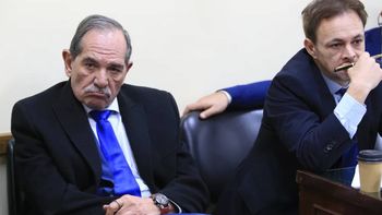 El exgobernador durante la audiencia de este lunes.