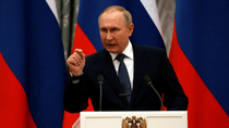 putin dijo que la guerra fue causada por occidente