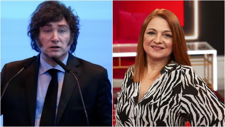 Javier Milei y Marcela Feudale
