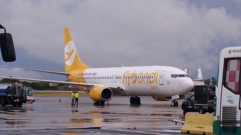 Un vuelo de Flybondi que iba a Bariloche tuvo que volver urgente a El Palomar