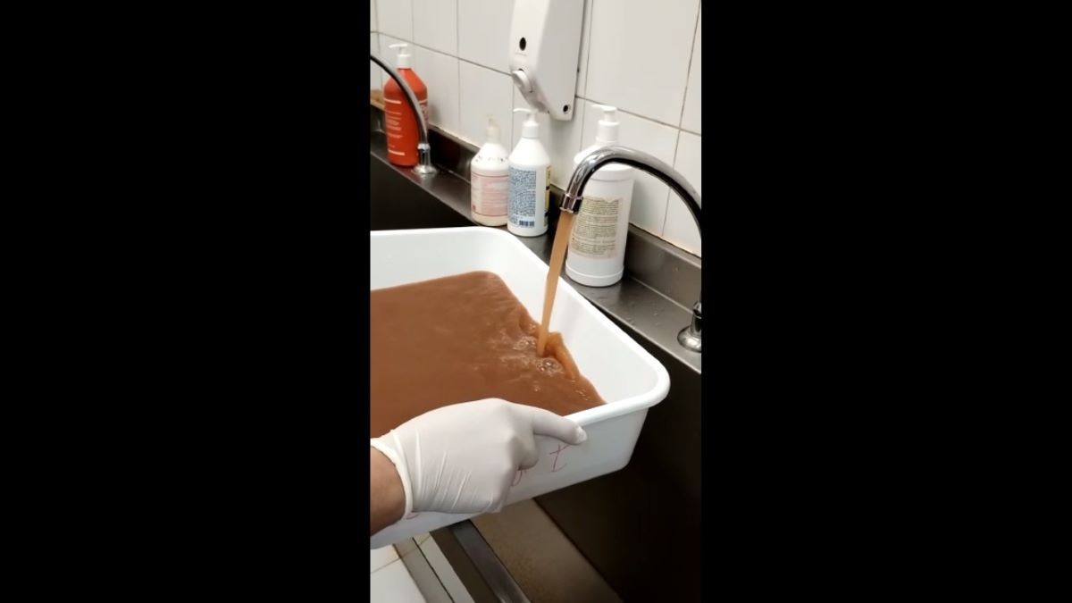 Salió agua turbia por las canillas del Hospital cipoleño