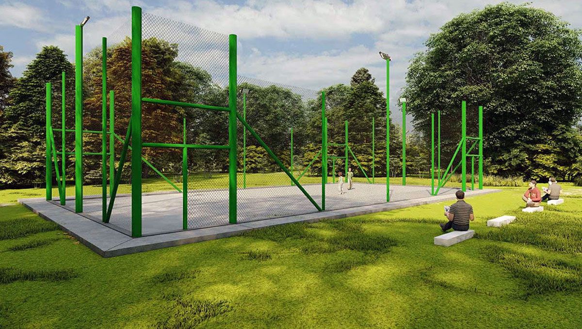Van a construir un playón deportivo para el DVN