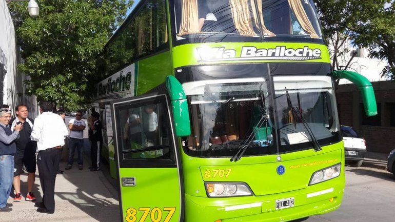 La delegación partió desde La Visera hacia Concepción