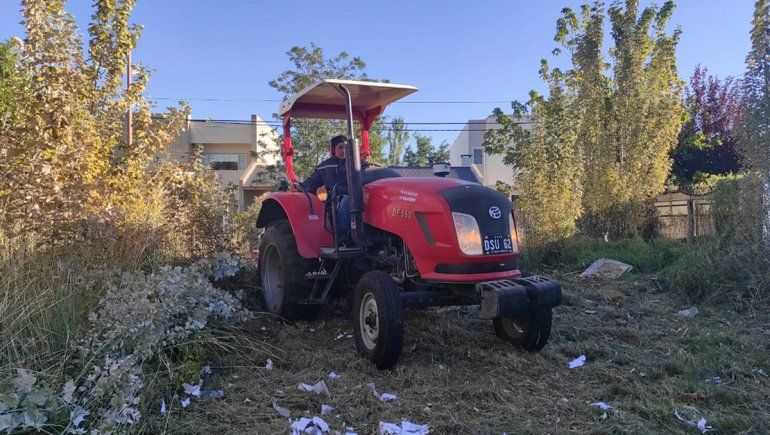Labraron más de 60 multas a vecinos que no limpiaron sus terrenos