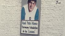 En el club San Martín de Cipolletti, uno de los clubes donde se lució Alonso, lo recuerdan con un emotivo mural.&nbsp;