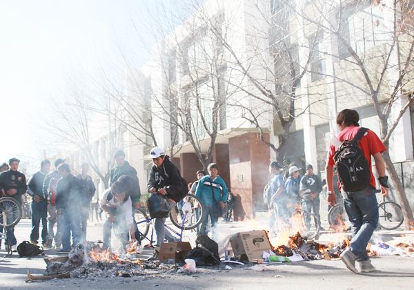 Movilización estudiantil por las horas libres
