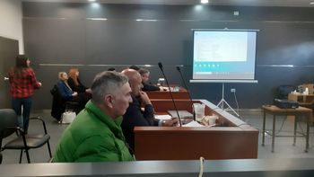 Venegas Herrera, de campera verde, fue declarado culpable por unanimidad.
