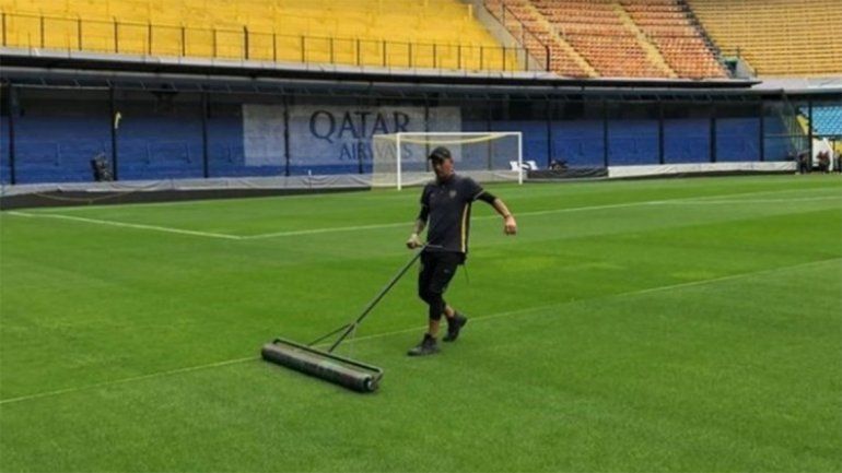 Así está la Bombonera a pocas horas de la Superfinal