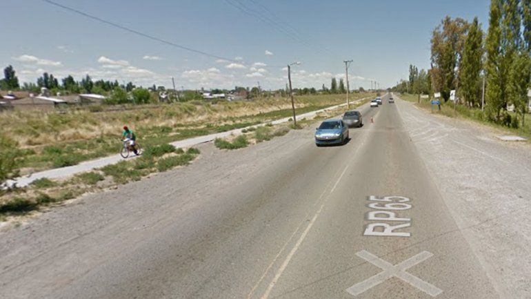 Subió a la ruta y chocó a una joven embarazada de 7 meses