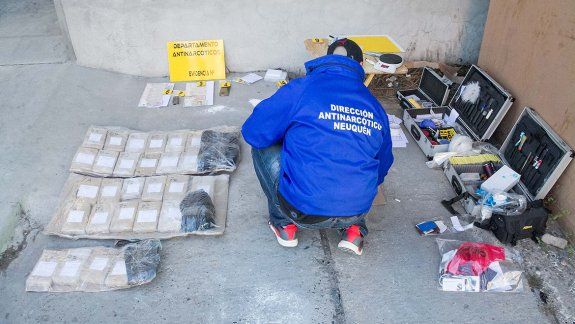 Secuestraron 20 kilos de droga en la terminal de Cipolletti 