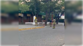 El incidente ocurrió el lunes en la Escuela Primaria 313 del Manzanar. | LMCipolletti.com El incidente ocurrió el lunes en la Escuela Primaria 313 del Manzanar.