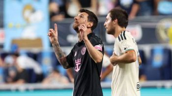 Messi fue sancionado por la MLS luego del manotazo a un rival