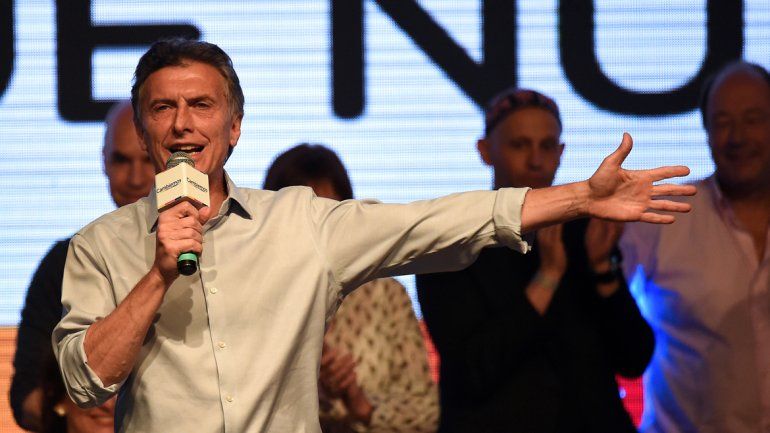 Macri festejó el resultado de la elección en un local partidario de Cambiemos