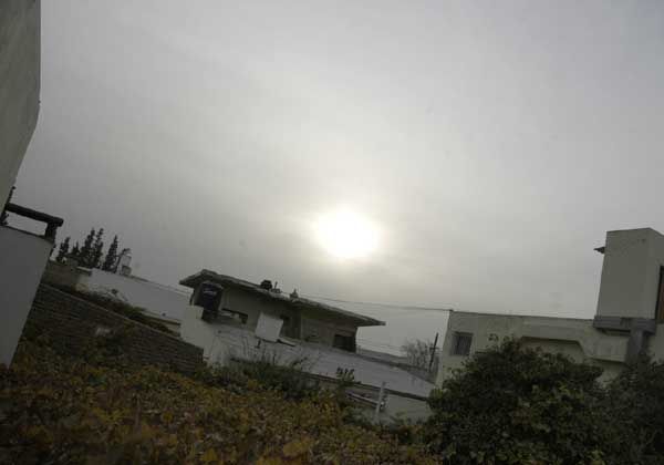 El viento trajo la ceniza del volcán