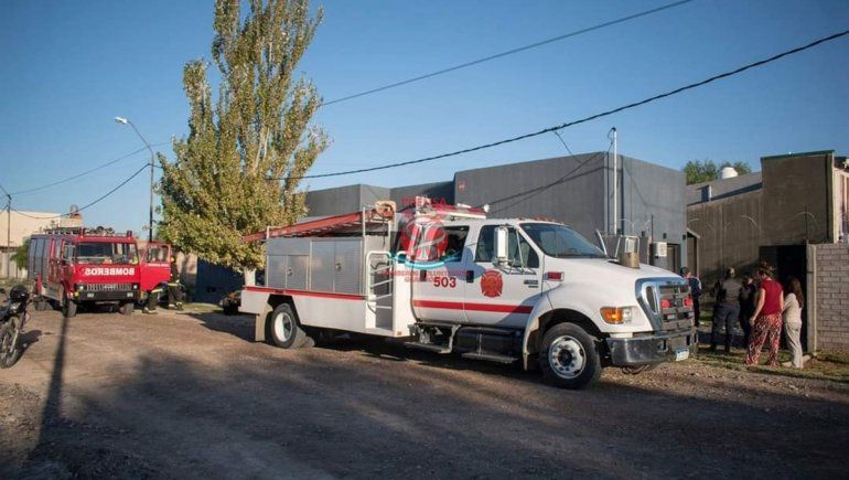 Bomberos le hicieron RCP a un perrito rescatado de un incendio y le salvaron la vida