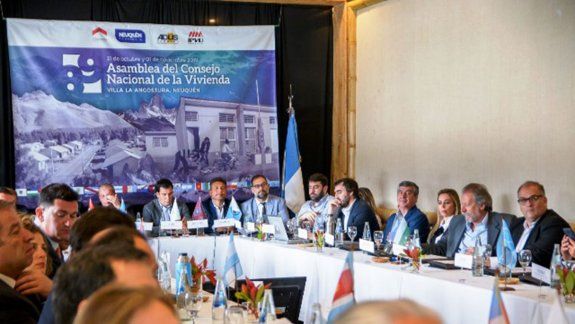 rio negro dijo presente en el consejo nacional de la vivienda